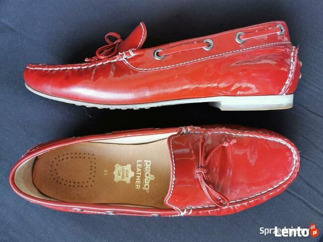 Buty SIOUX rozm.41 Skóra naturalna lakierowana Super stan