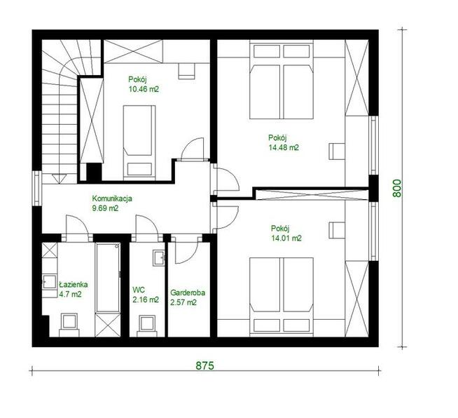 PL 22 dom na zgłoszenie 70 m Polski ład