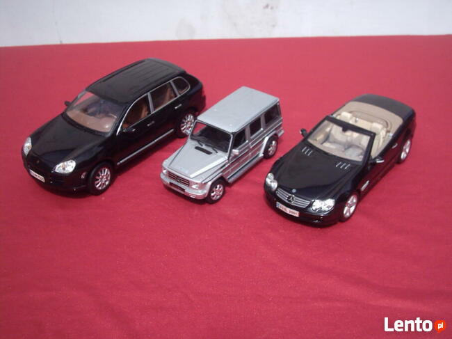 Model Porsche Ceyene Skala 1/18,Mercedes 500 SL Mercedes G