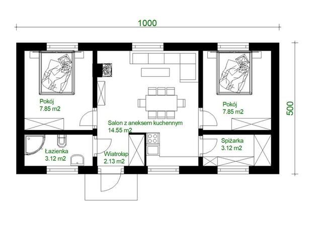 PL 19 dom na zgłoszenie 70 m Polski ład