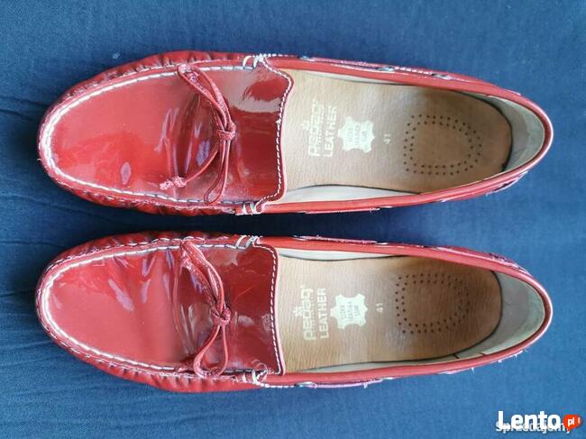 Buty SIOUX rozm.41 Skóra naturalna lakierowana Super stan