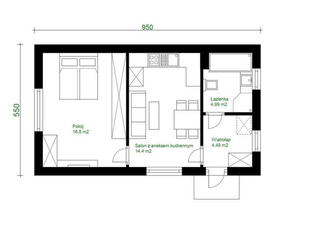 PL 25 dom na zgłoszenie 70 m Polski ład