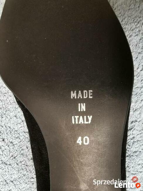 Czółenka włoskie ANTONIO PAULO Rozm.39,5 JAK NOWE