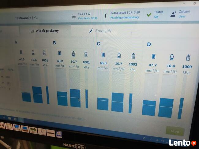 Dci 700 stół probierczy z 3 Etapem cena z wyposażeniem