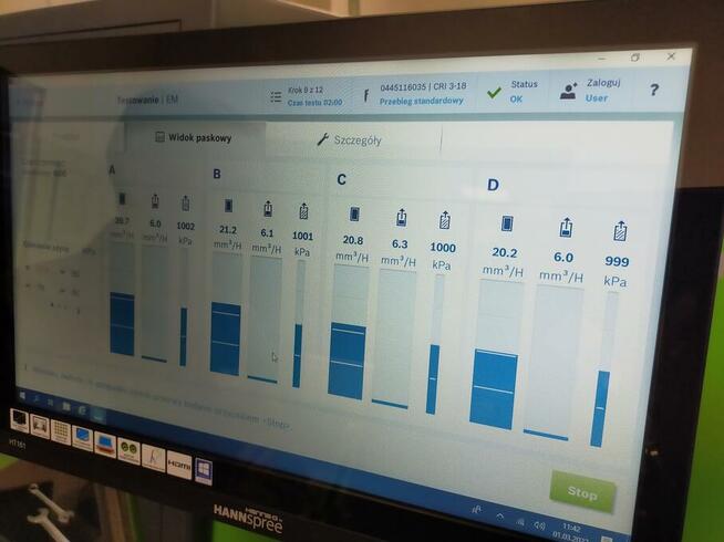 Dci 700 Bosch stół probierczy Bosch tester wtryskiwaczy