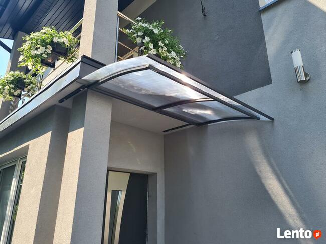 Daszki nad drzwi i balkonowe, zadaszenia poliwęglanowe