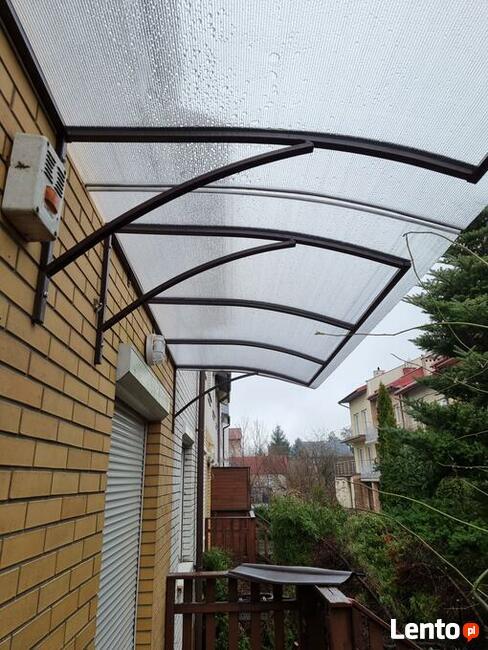 Daszki nad drzwi i balkonowe, zadaszenia poliwęglanowe