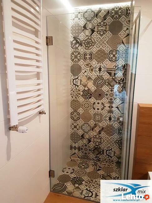 Szklarz Kabina prysznicowa, ścianka walk-in pomiar i montaż
