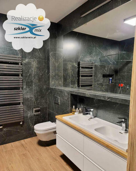 Szklarz Kabina prysznicowa, ścianka walk-in pomiar i montaż