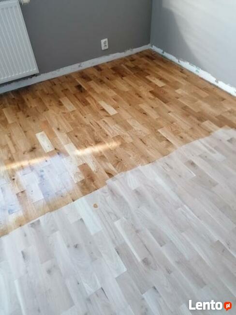 Cyklinowanie renowacja podłogi parkietu schodów