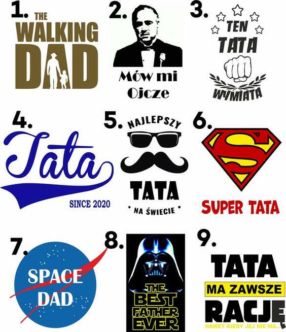 koszulka na prezent na Dzień Mamy Taty