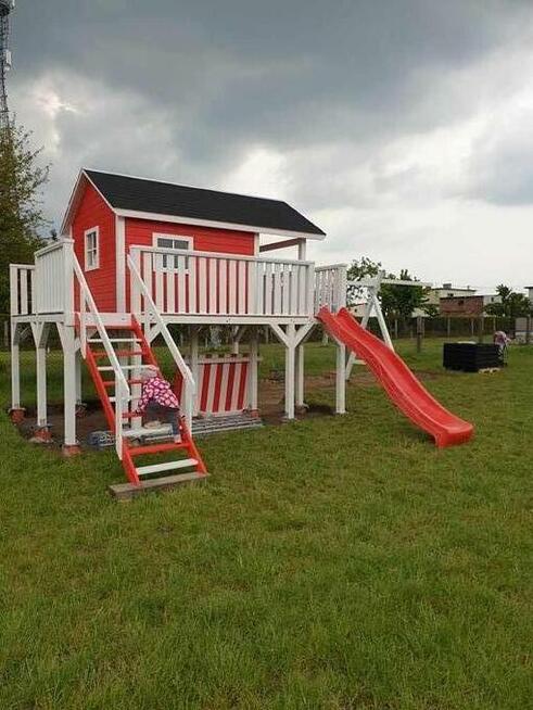 Domki z drewna dla dzieci, architektura ogrodowa.