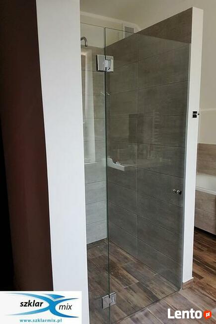 Szklarz Kabina prysznicowa, ścianka walk-in pomiar i montaż