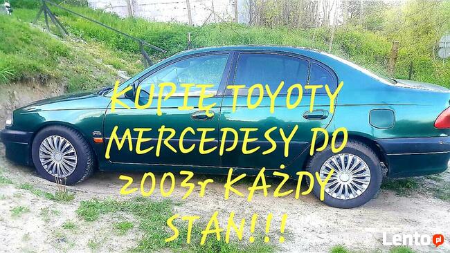 Kupie Toyoty Mercedesy Osobowe Dostawcze KAŻDY Stan