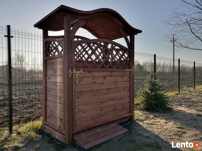 Zabudowa koszy, zadaszenie na kosze, wiata śmietnikowa