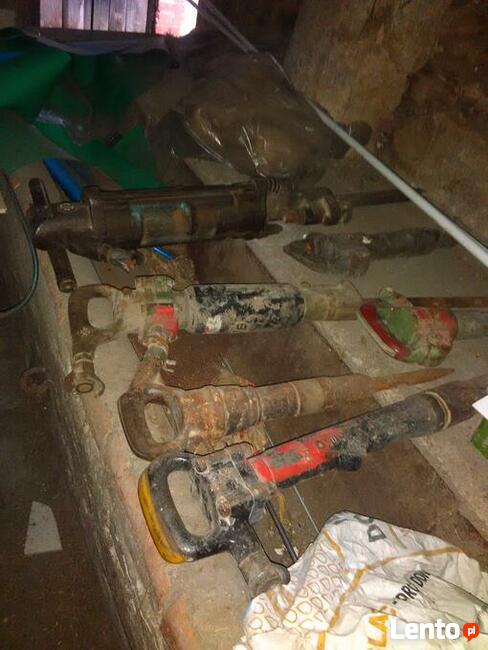 Wiertarka na powietrze do blokuw granitowych