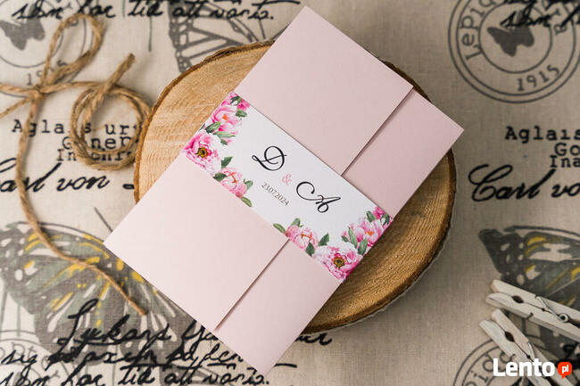 Oryginalne zaproszenia ślubne i dodatki na wesele