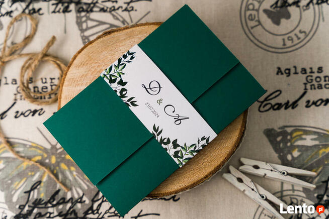 Oryginalne zaproszenia ślubne i dodatki na wesele