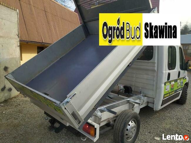 Wycinka Drzew Zwyżka rębak usuwanie korzeni Skawina