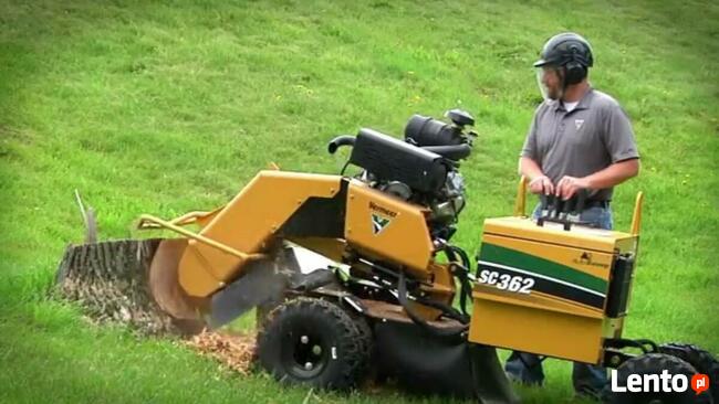 Wycinka Drzew Zwyżka rębak usuwanie korzeni Skawina