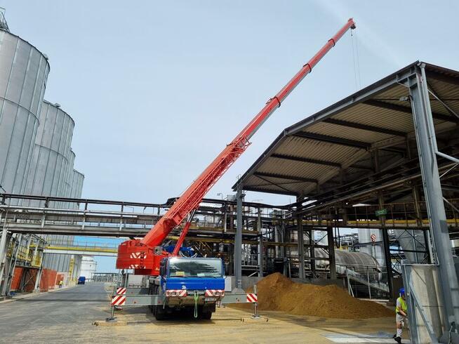 Wynajem zwyżek podnośników koszowych do 46m dźwig 100t