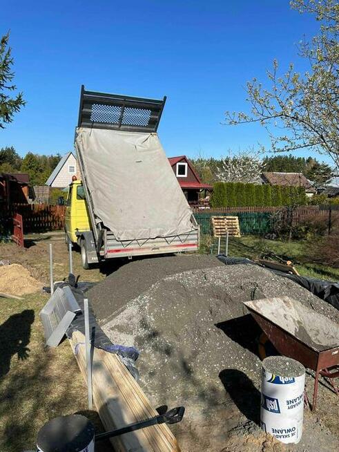 Żwir piasek pulpa beton na posadzkę do murowania podsypkę