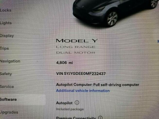 Tesla inny Y, 2021, Long Range, od ubezpieczalni