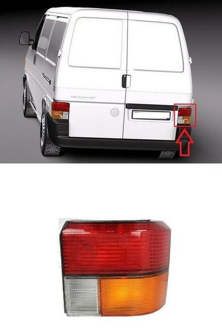 Lampa tylna Prawa tył Volkswagen Transporter T4 Caravelle IV