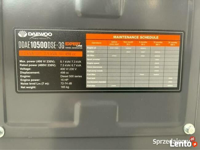 Agregat prądotwórczy Daewoo DDAE10500DSE-3 diesel