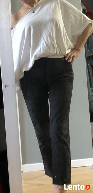 Spodnie 7/8 Atmosphere roz. 36, tkanina żakardowa