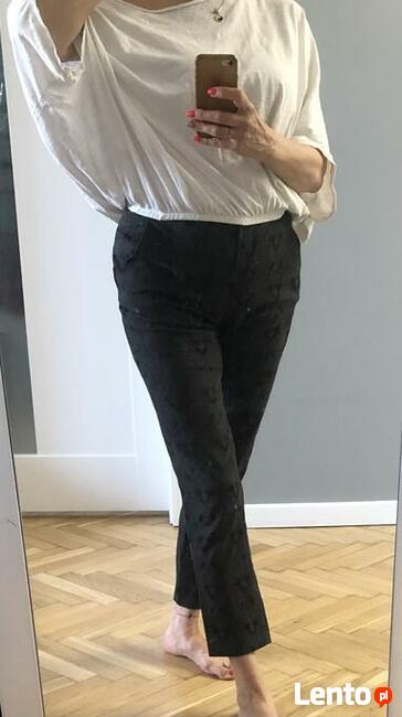 Spodnie 7/8 Atmosphere roz. 36, tkanina żakardowa