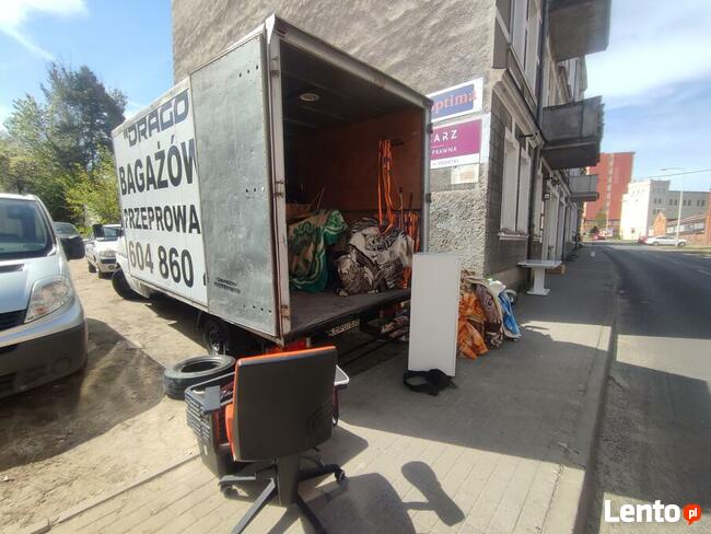 DRAGON PRZEPROWADZKI Gubin, taxi bagażowe, transport,utylizacj