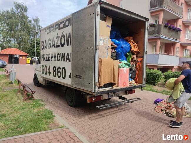 DRAGON - PRZEPROWADZKI Sulechów, taxi bagażowe, transport