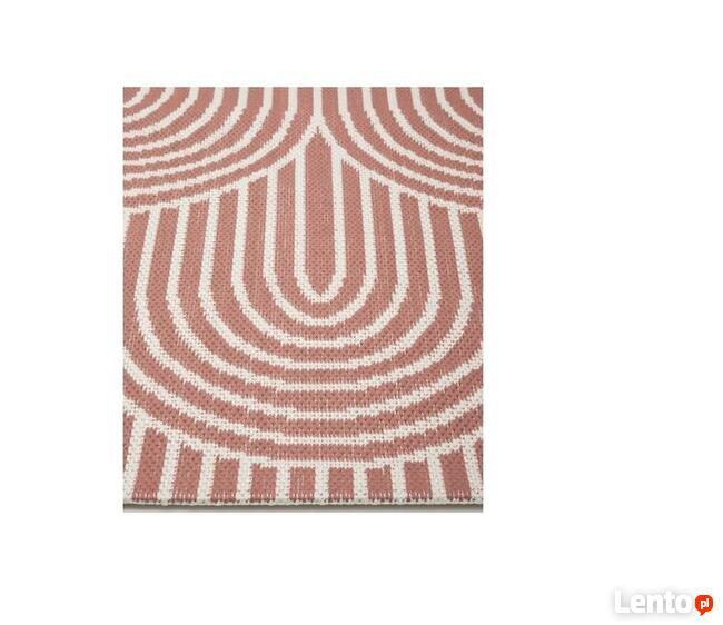 Dywan 80x150 dom taras altanka koral geometryczny