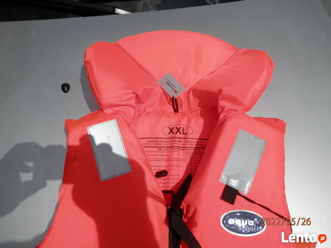 KAMIZELKA asekuracyjna wędkarska RYBY XXL 70+ kg