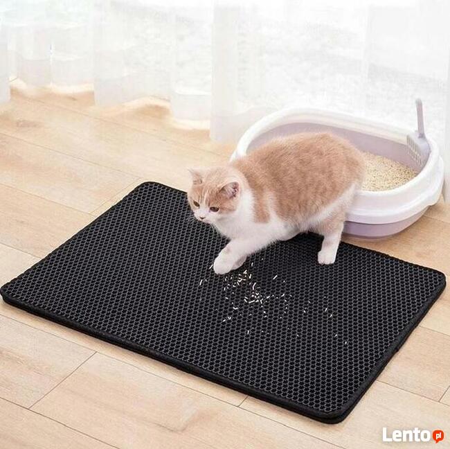 Mata Pod Kuwetę Dla Kotów Na Żwirek. Polecam