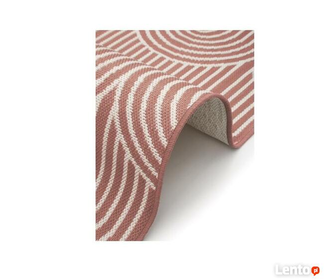 Dywan 80x150 dom taras altanka koral geometryczny