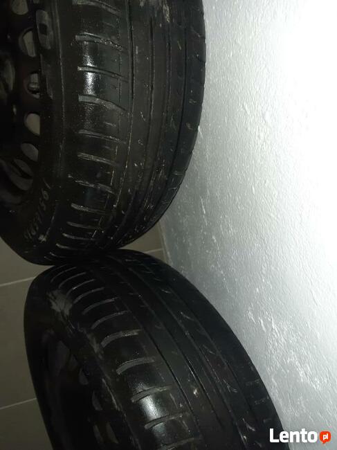 4 opony letnie z felgami i kołpakami