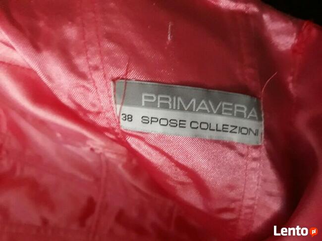 Suknia ślubno/balowa „malinowy róż” roz 36/38