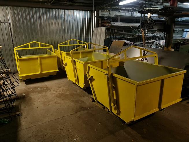 Pojemnik na gruz 1m³, Koleba samowyładowcza 1m³,