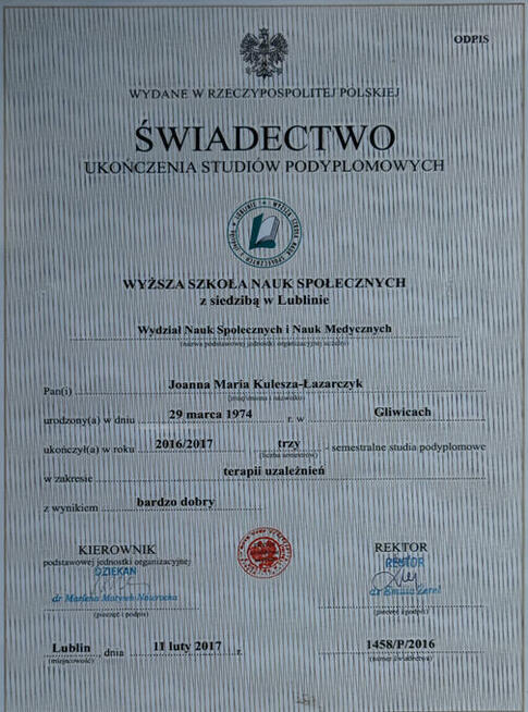 PH Jolanta Madej zaprasza na program ograniczonego picia