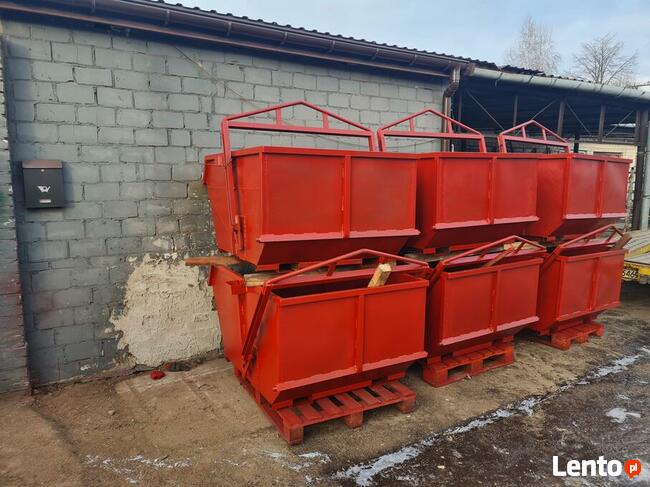 Pojemnik na gruz 1m³, Koleba samowyładowcza 1m³,