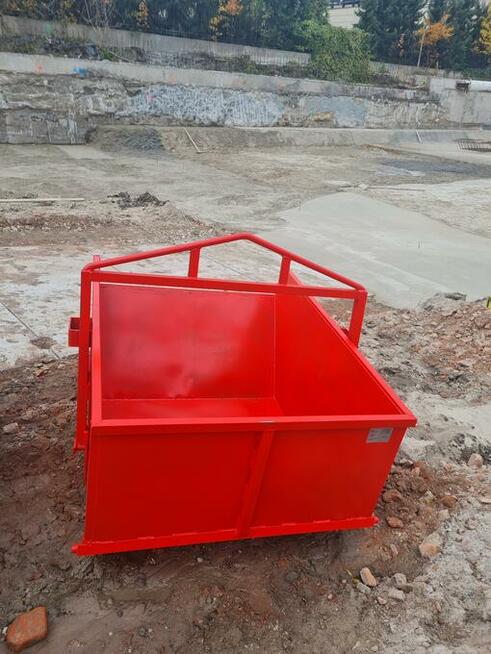 Pojemnik na gruz 1m³, Koleba samowyładowcza 1m³,