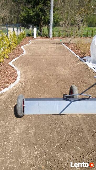 Usługi glebogryzarką separacyjna, Niwelacja terenów