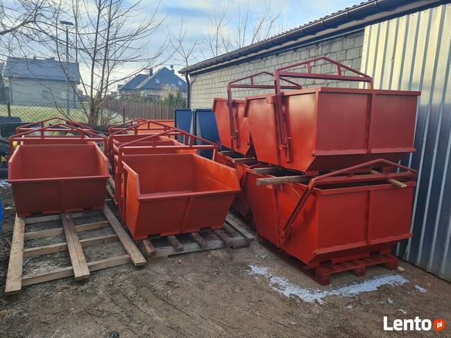 Pojemnik na gruz 1m³, Koleba samowyładowcza 1m³,