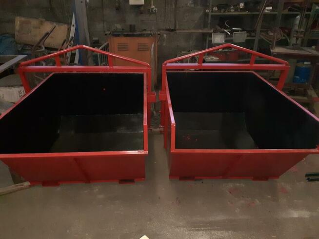 Pojemnik na gruz 1m³, Koleba samowyładowcza 1m³,