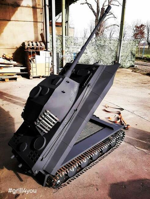 Grill Ogrodowy Czolg Tygrys II - Tygrys Krolewski