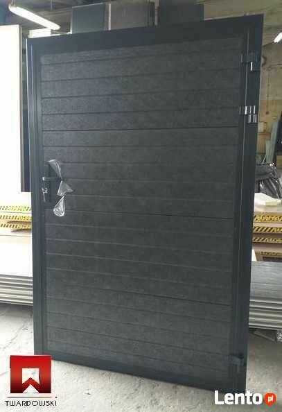 Drzwi techniczne kolor Antracyt robione na wymiar