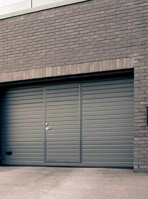 Brama garażowa segmentowa do otworu 3000x2375 mm kolor zielony