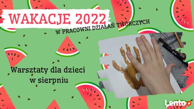 Wakacyjne warsztaty dla dzieci - sierpień 2022